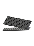 2 pcs Rectangular Baseplates - Black