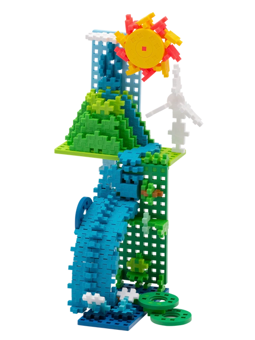 2 pcs Rectangular Baseplates - Blue