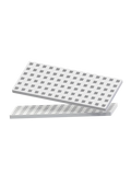 2 pcs Rectangular Baseplates - White