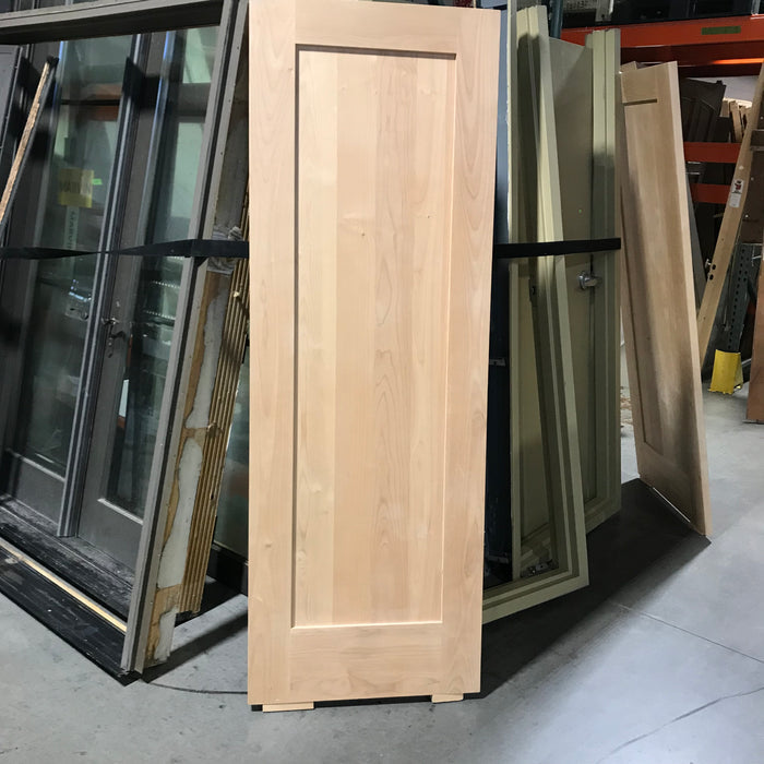 27.75" x 80" x 1.75" Shaker Style Single Panel Slab Exterior Door