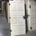 32.25"x 79.25"x 1.25" Cream 8 Panel Interior Closet Door with Ball Catch