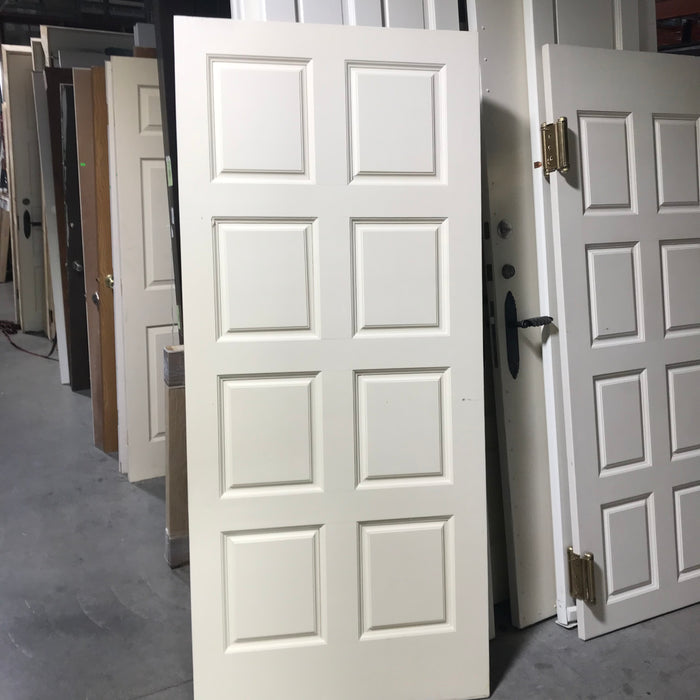 32.25"x 79.25"x 1.25" Cream 8 Panel Interior Closet Door with Ball Catch