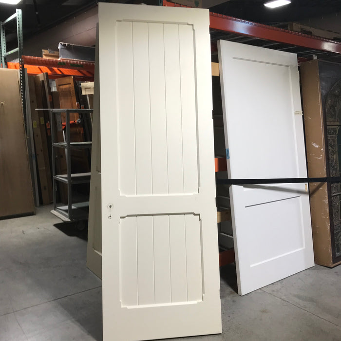 35.75"x 103"x 2.25" Cream 2 Vertical Panel Interior Door LH