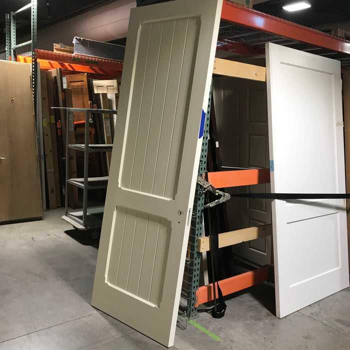 35.75"x 103"x 2.25" Cream 2 Vertical Panel Interior Door LH