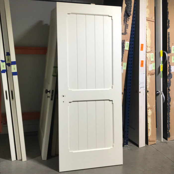 35.75"x 88.25"x 2.25" Cream 2 Vertical Panel Interior Door LH