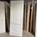 35.75"x 96"x 1.75" White 2 Panel Shaker Interior Door RH