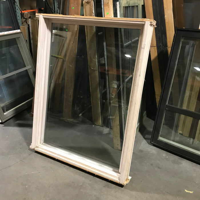 41.25"x 54.25" White Metal Clad FIXED Exterior Window