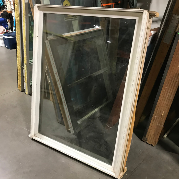 41.25"x 54.25" White Metal Clad FIXED Exterior Window