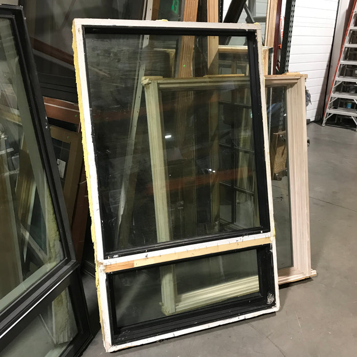 41.5"x 67.25"x 4.5" Brown Metal Clad Upper & Lower FIXED Exterior Window