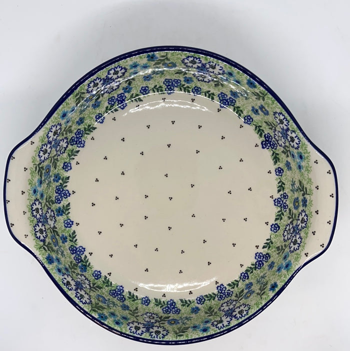 417 ~ Baker ~ Round w/ Handles ~ 10" U4734 ~ U4