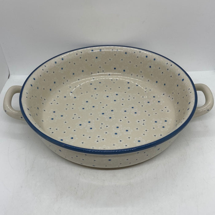 420 ~ Baker ~ Round w/ Handles ~ 10" ~ 2330* - T3!