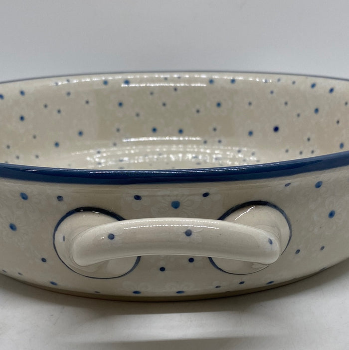 420 ~ Baker ~ Round w/ Handles ~ 10" ~ 2330* - T3!