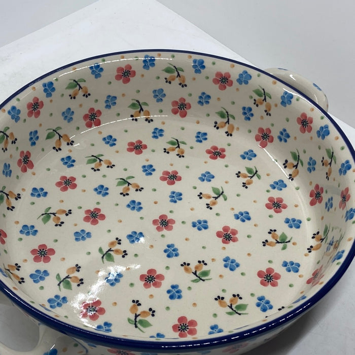 420 ~ Baker ~ Round w/ Handles ~ 10" ~ 2354X - T4!