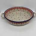 420 ~ Baker ~ Round w/ Handles ~ 10" ~ 2387X - T4!