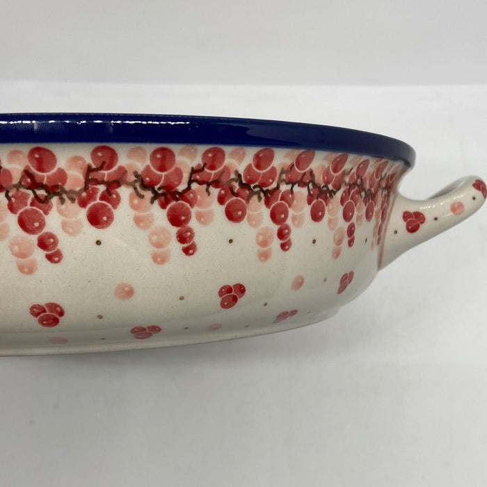 420 ~ Baker ~ Round w/ Handles ~ 10" ~ 2387X - T4!