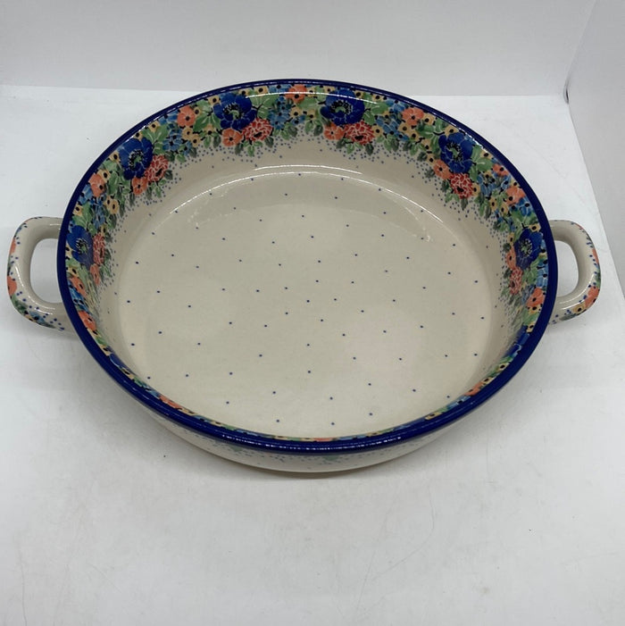 420 ~ Baker ~ Round w/ Handles ~ 10" U4662 ~ U4!