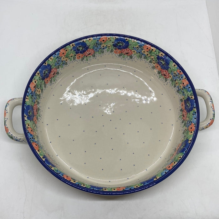 420 ~ Baker ~ Round w/ Handles ~ 10" U4662 ~ U4!