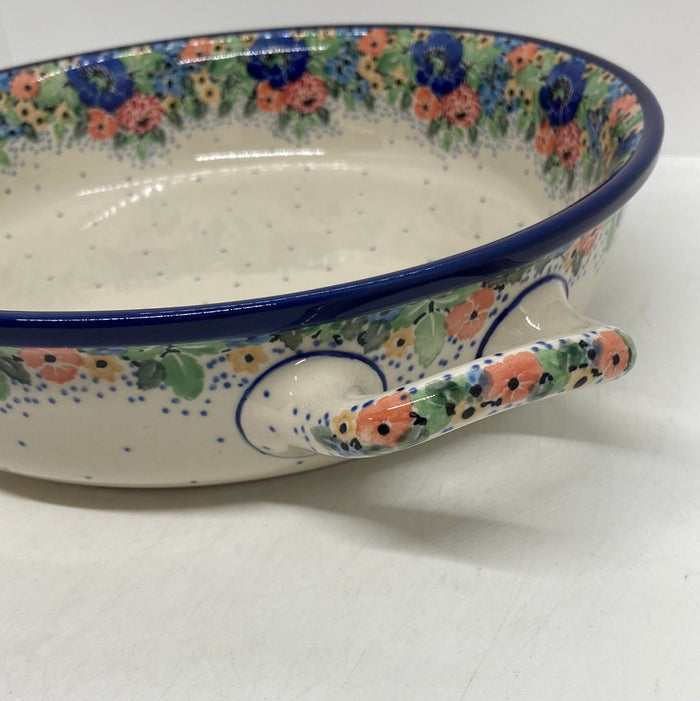420 ~ Baker ~ Round w/ Handles ~ 10" U4662 ~ U4!