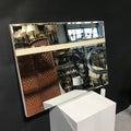 44"x 32" Modern Dual Beveled Mirror