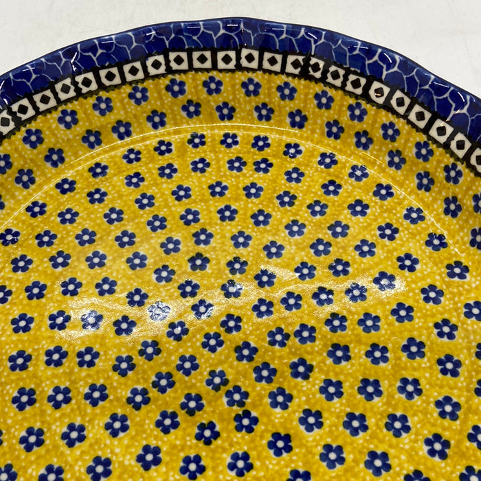 636 ~ Pie Plate ~ Fluted ~ 10" ~ 0859X - T3*