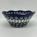 691 ~ Bowl ~ Wavy Edge ~ Small ~ 8" ~ 0054X ~ T3!