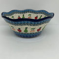 691 ~ Bowl ~ Wavy Edge ~ Small ~ 8" ~ 2724X ~ T3!