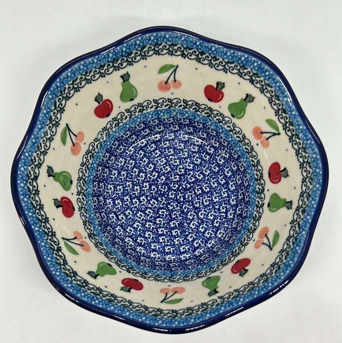 691 ~ Bowl ~ Wavy Edge ~ Small ~ 8" ~ 2724X ~ T3!
