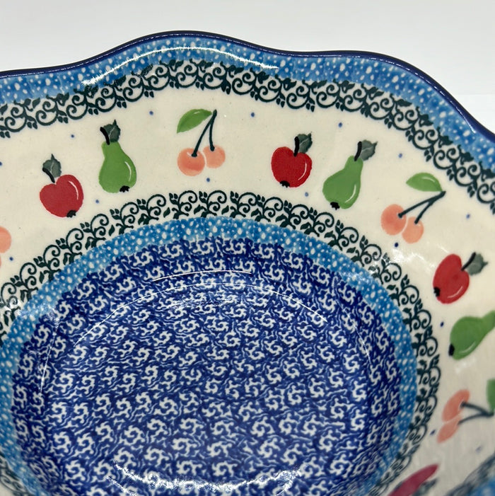 691 ~ Bowl ~ Wavy Edge ~ Small ~ 8" ~ 2724X ~ T3!