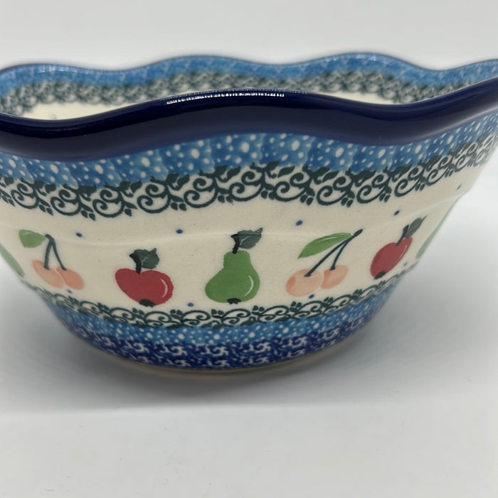 691 ~ Bowl ~ Wavy Edge ~ Small ~ 8" ~ 2724X ~ T3!
