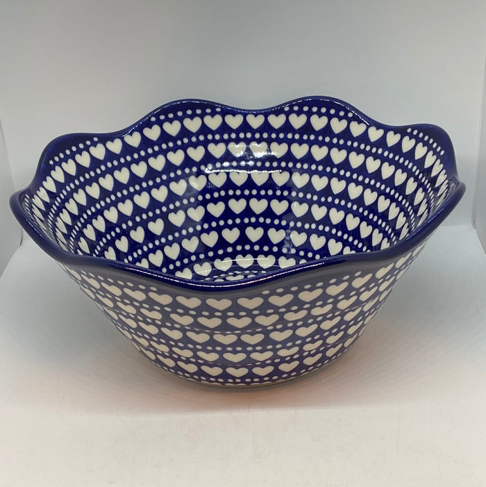 693 ~ Bowl ~ Wavy Edge ~ Large ~ 12" ~ 375EX ~ T3!