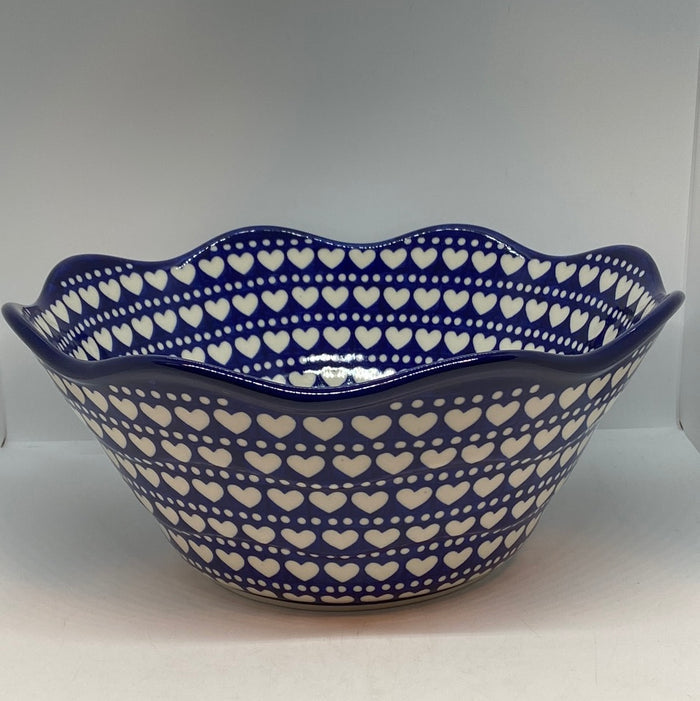 693 ~ Bowl ~ Wavy Edge ~ Large ~ 12" ~ 375EX ~ T3!