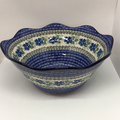 693 ~ Bowl ~ Wavy Edge ~ Large ~ 12" ~ Morning Glory