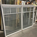 84.25"x 60.25"x 6.5" White Metal Clad Double Fixed Exterior Window