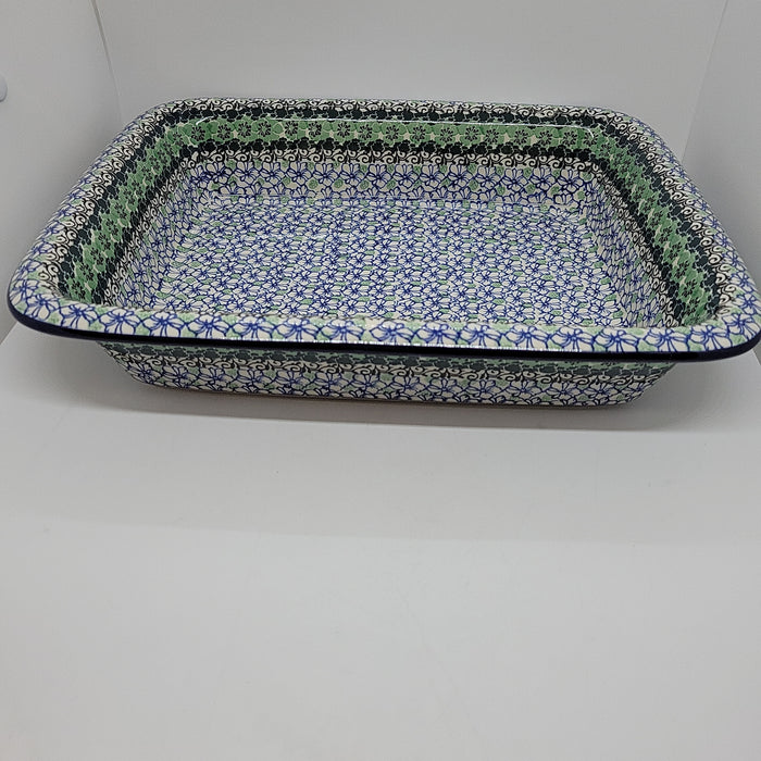 854 ~ Baker ~ Rectangular w/Rim ~ Lasagna ~ 11.25" x 13.75" ~ 1479X ~ T3*