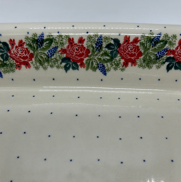 854 ~ Baker ~ Rectangular w/Rim ~ Lasagna ~ 11.25" x 13.75" ~ 1958X ~ T4!