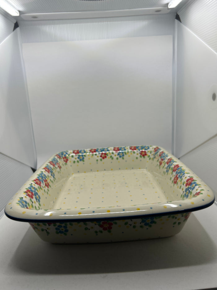 854 ~ Baker ~ Rectangular w/Rim ~ Lasagna ~ 11.25" x 13.75" ~ 2413X - T4!