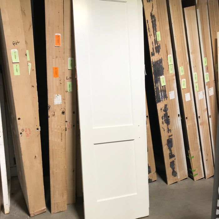 96"x 27.75" Two-Panel White Shaker Style Interior Door(LH)