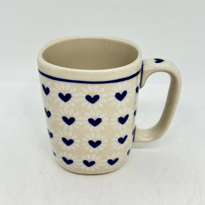 Lady Blue Square Mug - 021 - U1