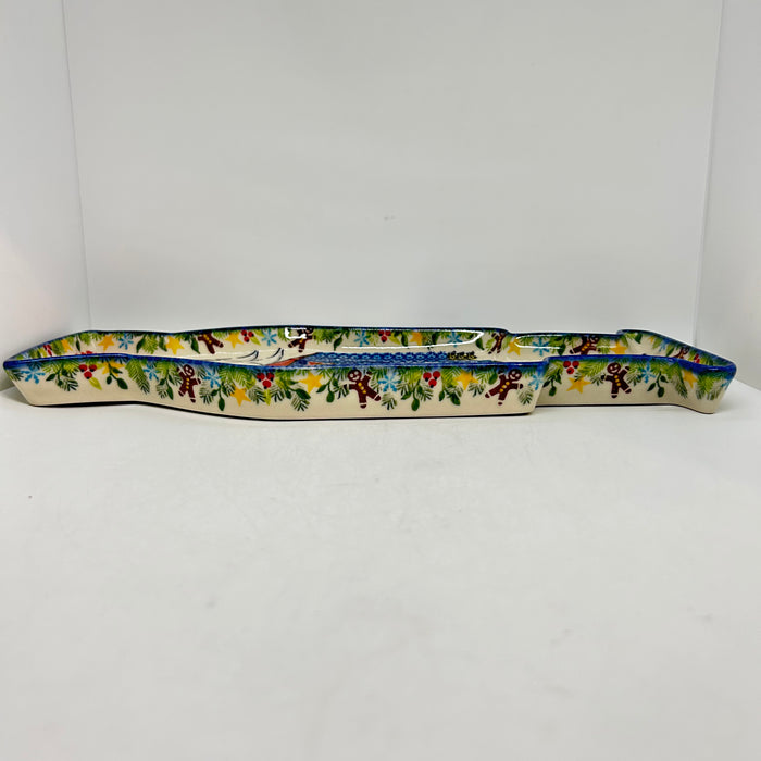 Nutcracker Platter -  Red Hat with Black Belt*