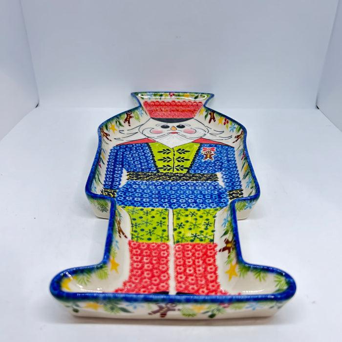 Nutcracker Platter -  Red Hat with Black Belt*