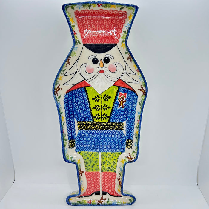 Nutcracker Platter -  Red Hat with Black Belt*