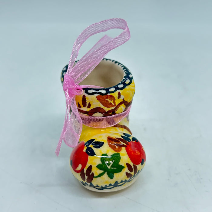 Christmas Boot Ornament - Apples