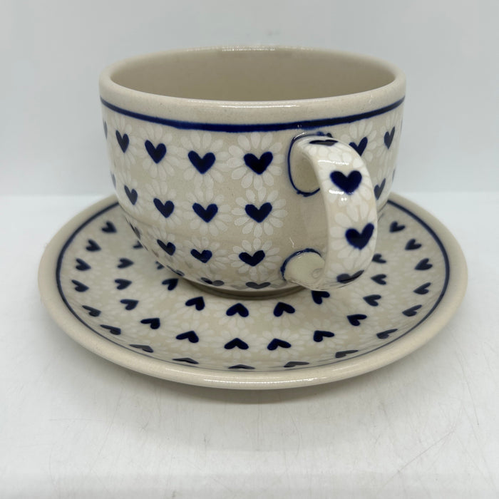Oversized Mug with Saucer - 021 - U1