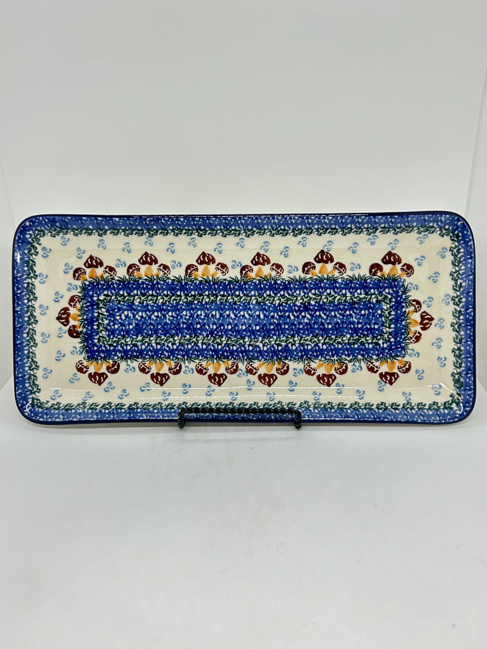 584 ~ Scalloped Tray ~ 6" x 13" ~ 1732X - T1!
