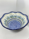 Bowl ~ Wavy Edge ~ Medium ~ 10 inch - 1432X - T3*