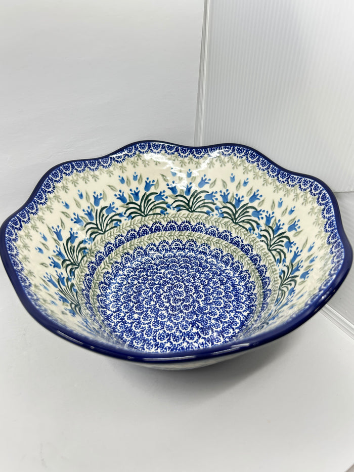 Bowl ~ Wavy Edge ~ Medium ~ 10 inch - 1432X - T3*