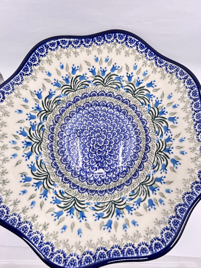 Bowl ~ Wavy Edge ~ Medium ~ 10 inch - 1432X - T3*