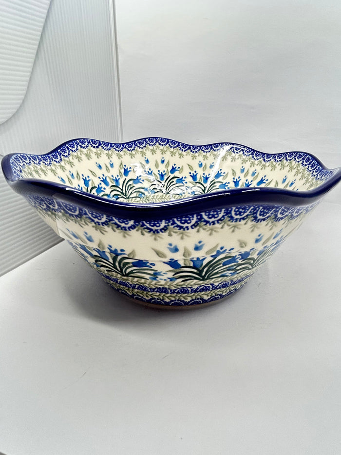 Bowl ~ Wavy Edge ~ Medium ~ 10 inch - 1432X - T3*