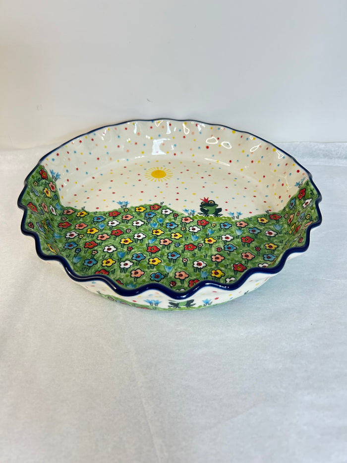 Pie Plate ~ Fluted ~ 10 inch ~ U4877 ~ U6*