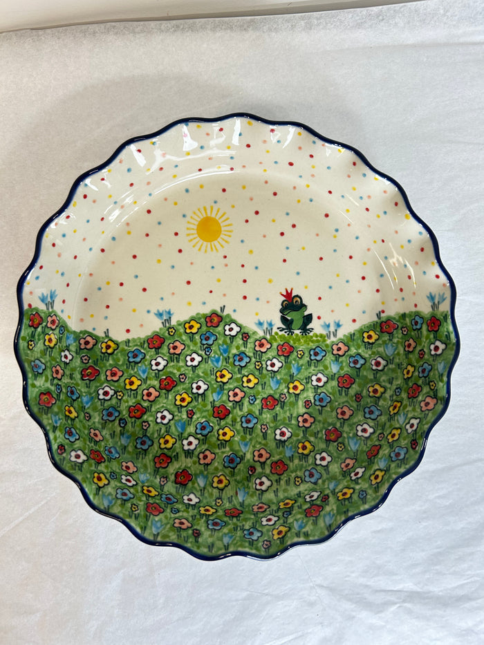 Pie Plate ~ Fluted ~ 10 inch ~ U4877 ~ U6*